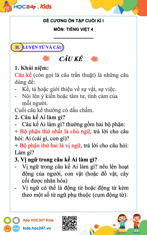 Hình ảnh minh hoạ: Đề cương HK1 Tiếng Việt 5 - Luyện từ và câu 