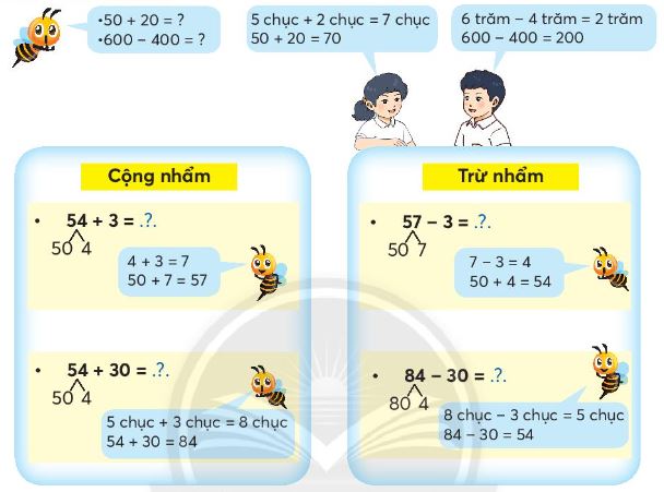 Cộng nhẩm, trừ nhẩm