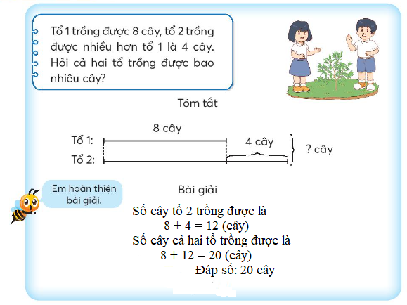 Bài toán giải bằng hai bước tính