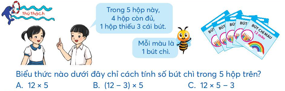 Giải bài Thử thách trang 52 SGK Toán 3 tập 1 CTST