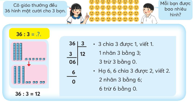 H1 Chia số có hai chữ số cho số có một chữ số