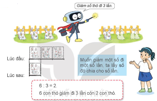Giảm một số đi một số lần
