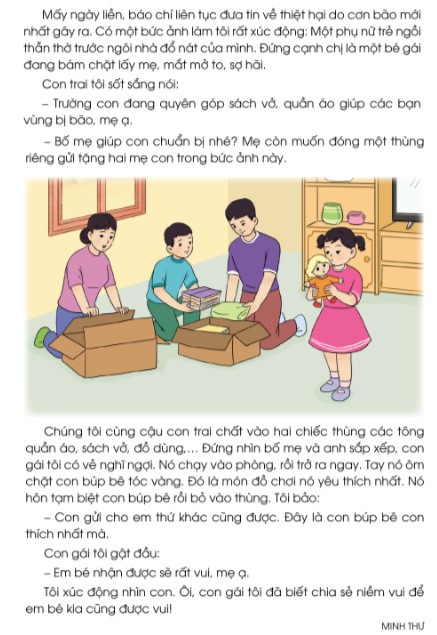 Chia sẻ niềm vui