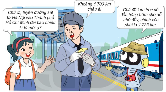 Làm tròn số đến hàng chục, hàng trăm